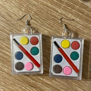 Watercolor Palette Earrings